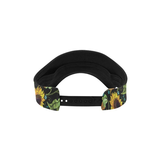 Sunflower Print Design LKS308 Unisex Sun Visor