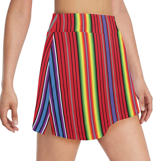 Serape Print Design LKS305 17" Golf & Pickleball Skort with Pockets