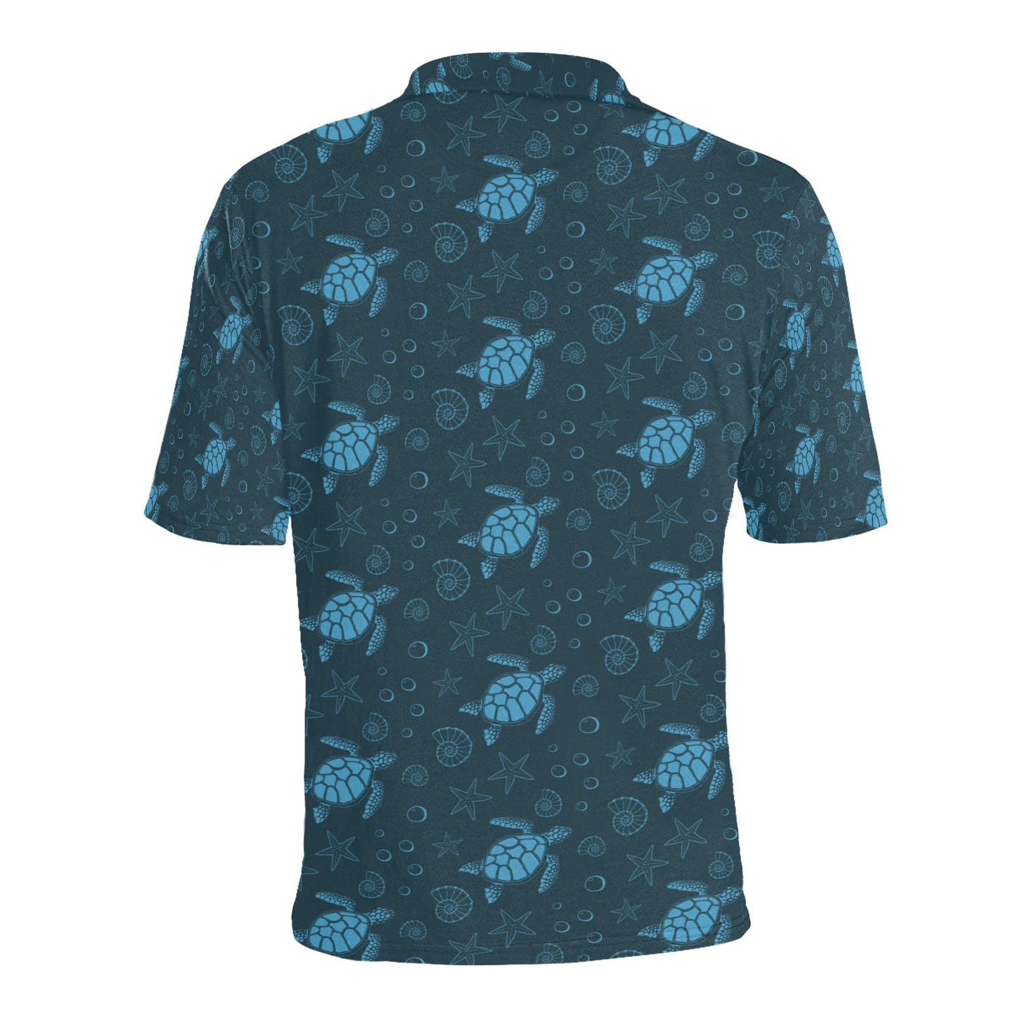 Sea Turtle Print Design LKS308 Men Polo Shirt