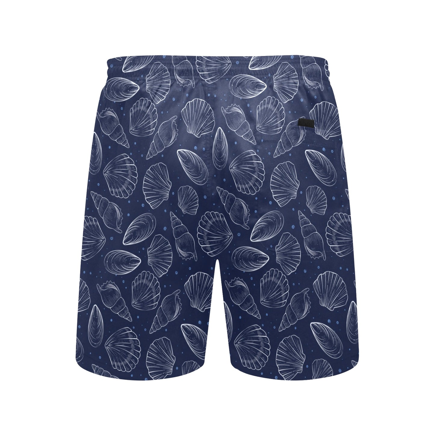 Seashell Print Design LKS3011 Men's Swim Trunks Beach Shorts