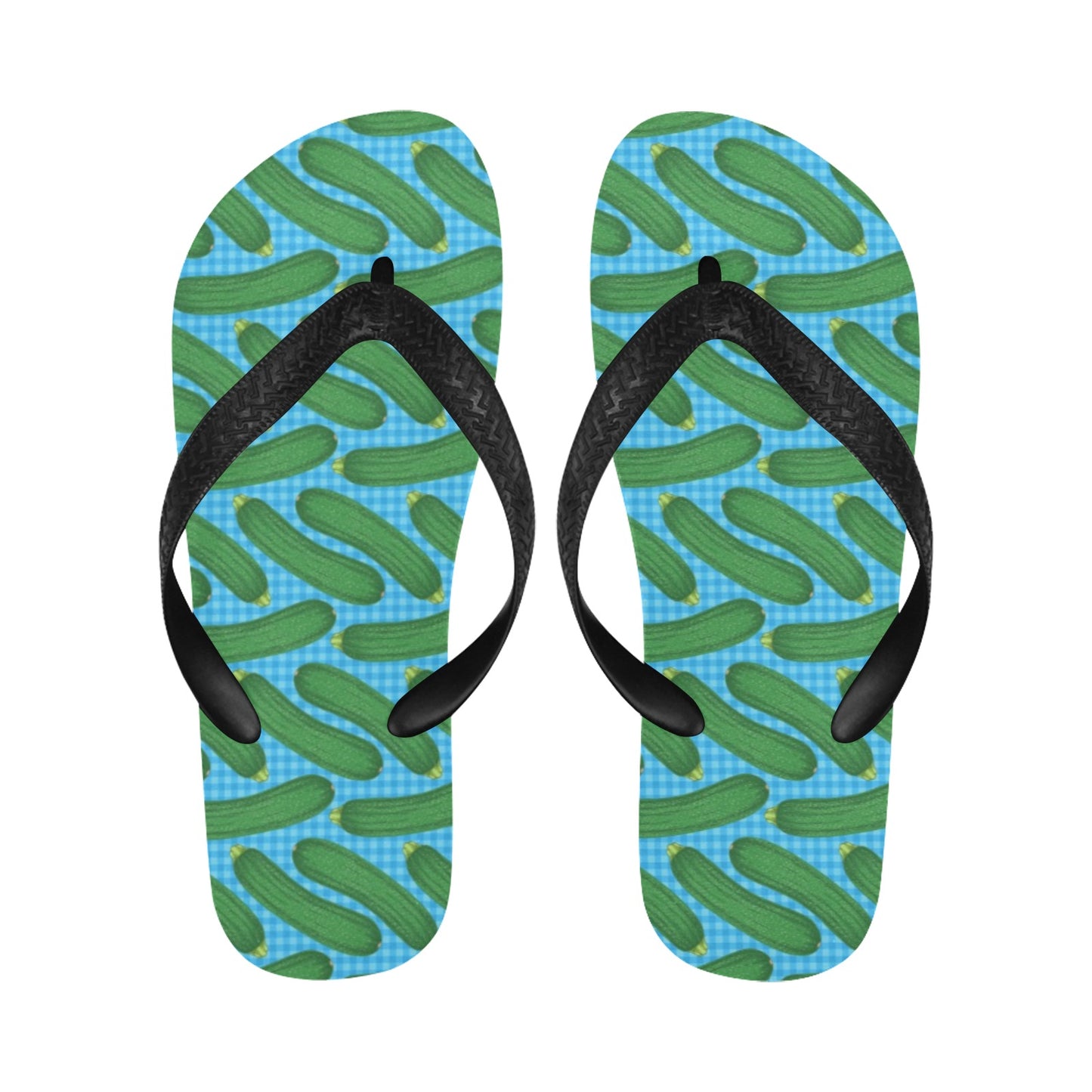 Zucchini Print Design LKS301 Flip Flops