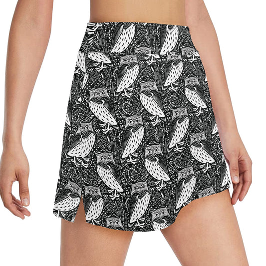 Tribal Pattern Print Design LKS308 17" Golf & Pickleball Skort with Pockets