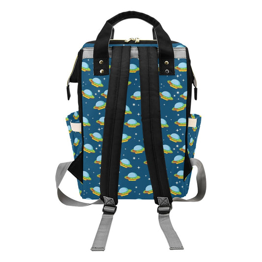 UFO Print Design LKS305 Diaper Bag Backpack