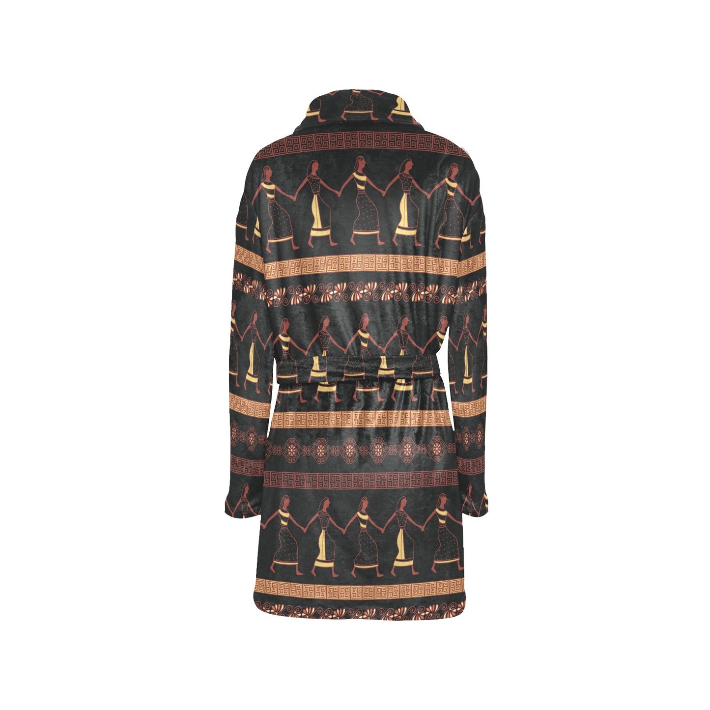 Ancient Greek Human Print Design LKS306 Women's Fleece Robe