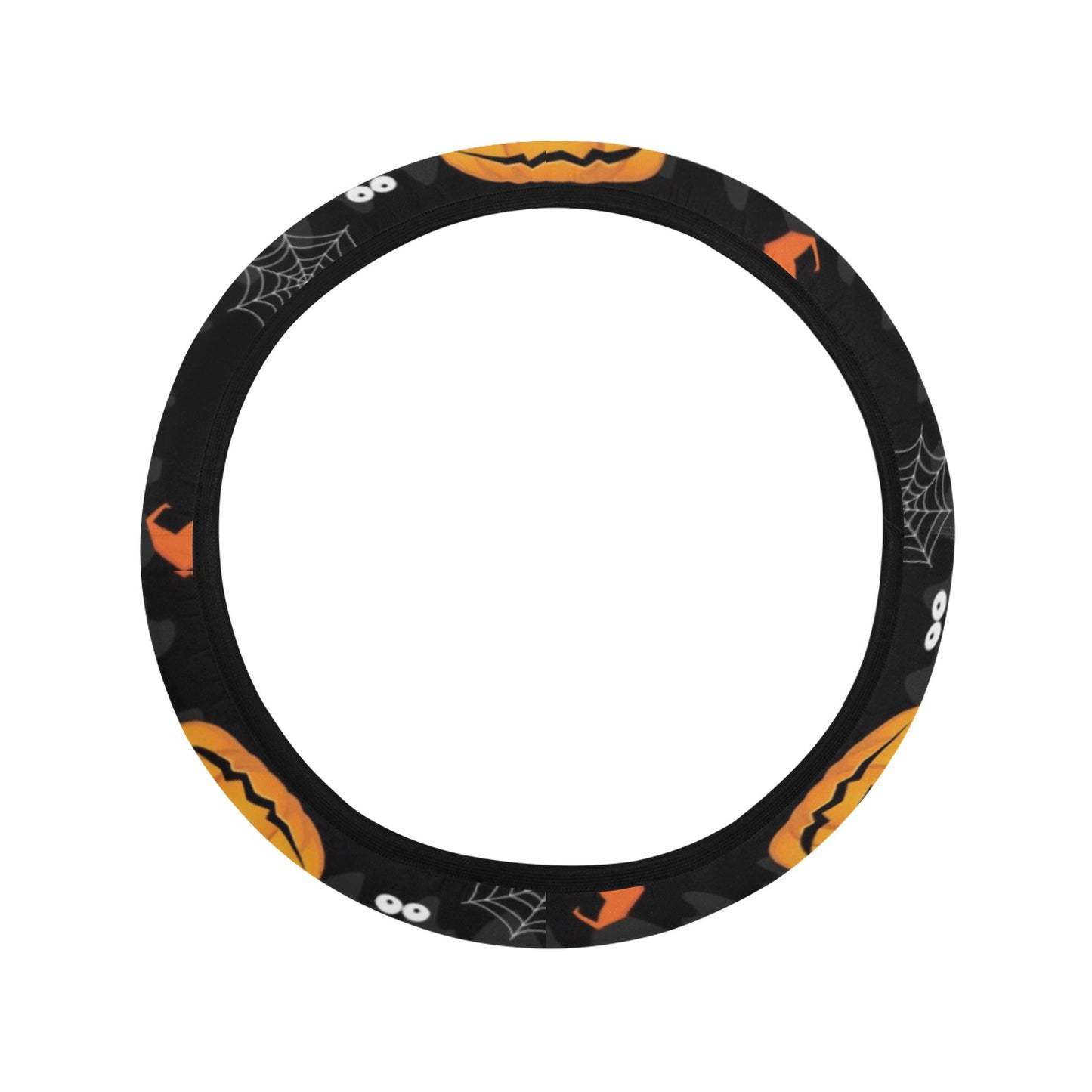 Halloween Print Design LKS405 Steering Wheel Cover with Elastic Edge