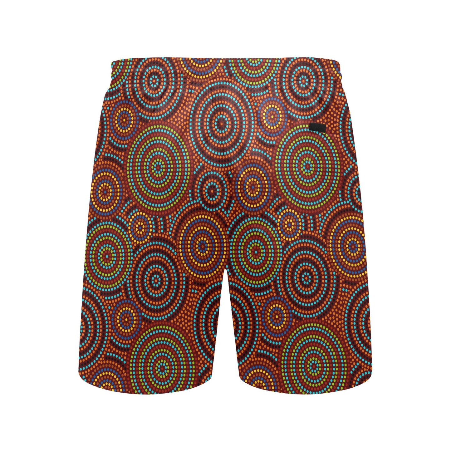 Aboriginal Print Design LKS403 Men's Swim Trunks Beach Shorts