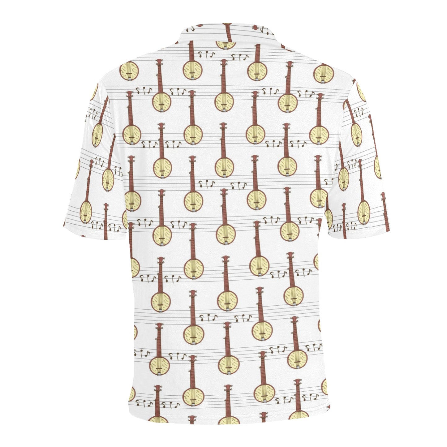 Banjo Print Design LKS402 Men Polo Shirt