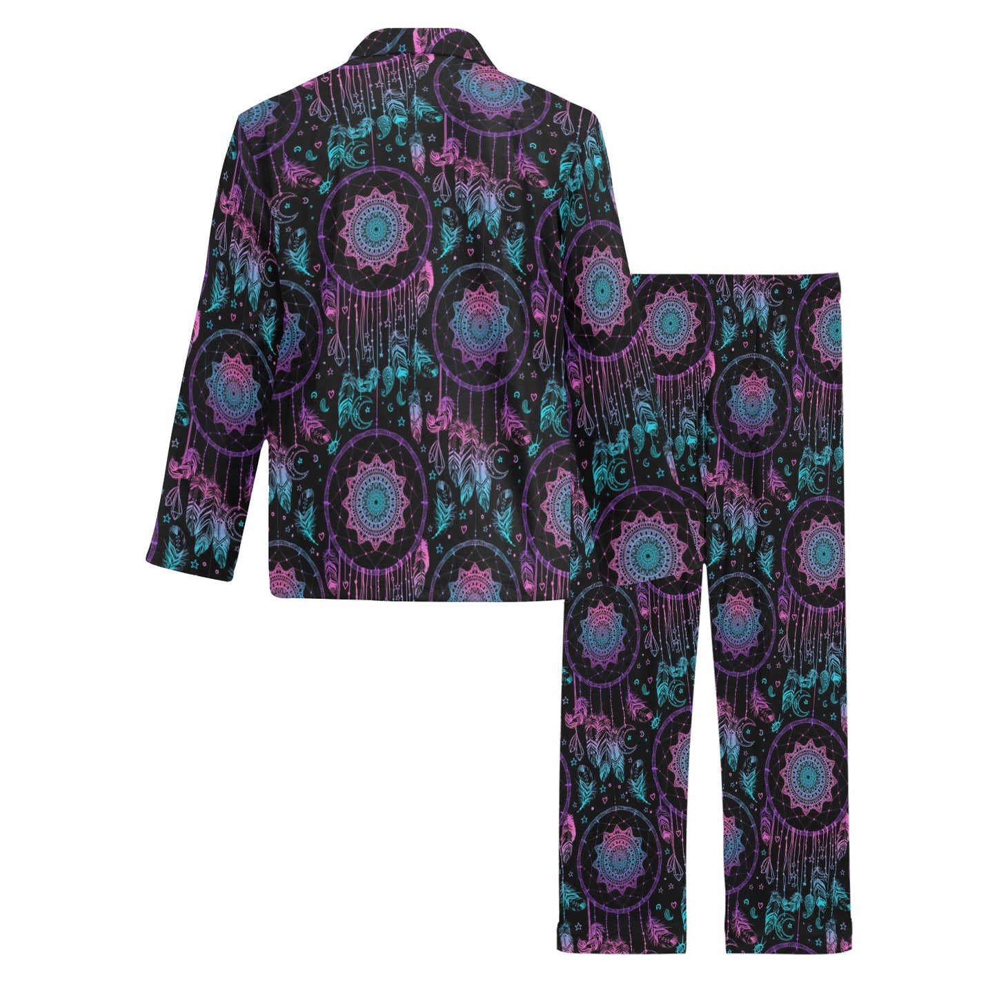 Dream catcher boho mandala Men's Long Pajama Set