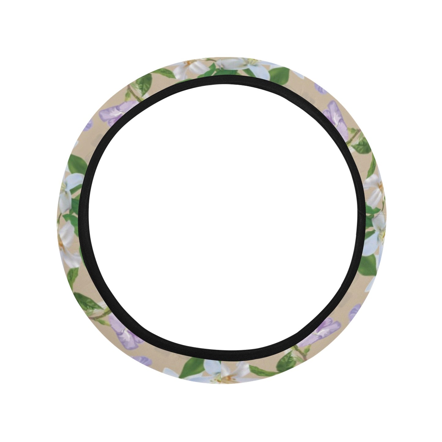 Sampaguita Print Design LKS302 Steering Wheel Cover with Elastic Edge