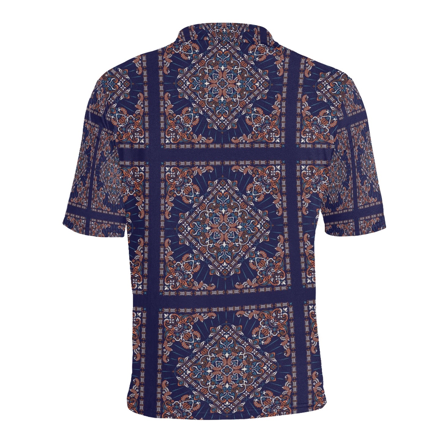 Bandana Print Design LKS3012 Men Polo Shirt