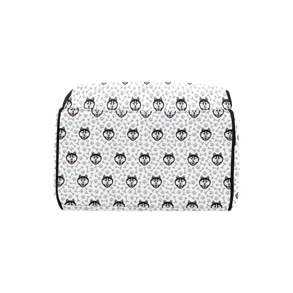 Siberian Huskies Print Design LKS305 Diaper Bag Backpack