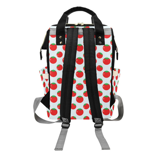 Tomato Print Design LKS307 Diaper Bag Backpack