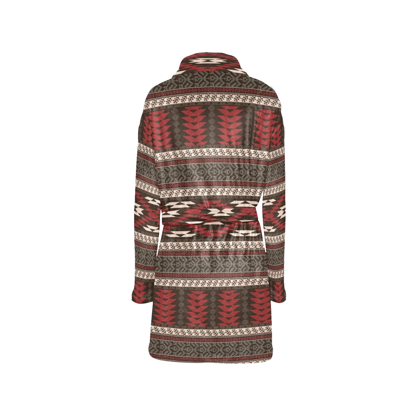 Native Pattern Print Design A03 Women's Fleece Robe