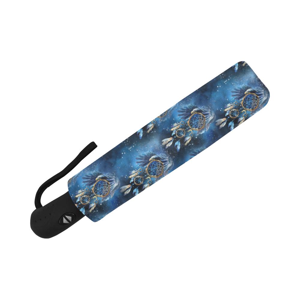 Eagles Dream Catcher Themed Automatic Foldable Umbrella