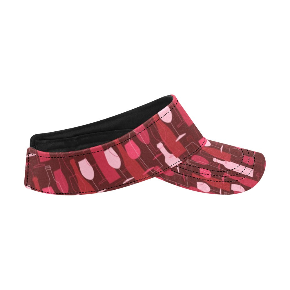 Wine Print Design LKS304 Unisex Sun Visor