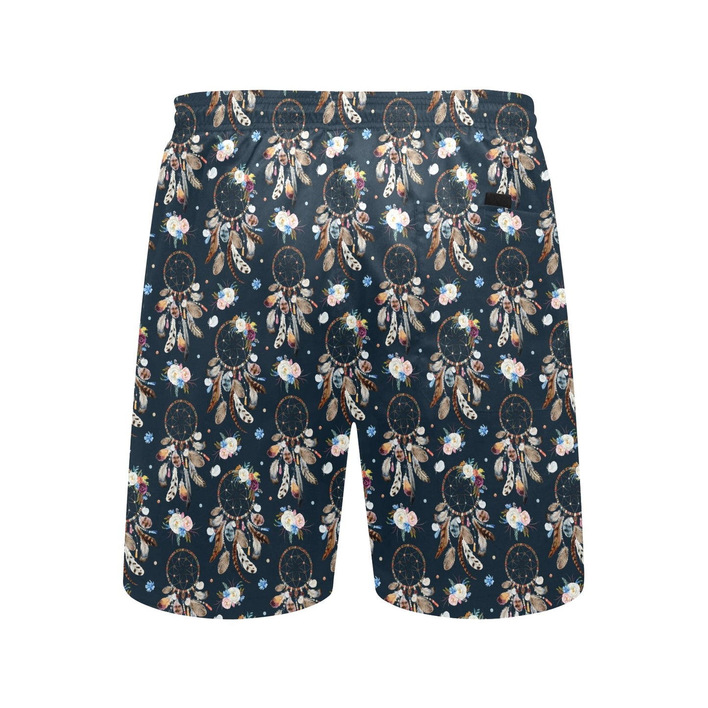 Dream Catcher Boho Floral Style Men's Swim Trunks Beach Shorts