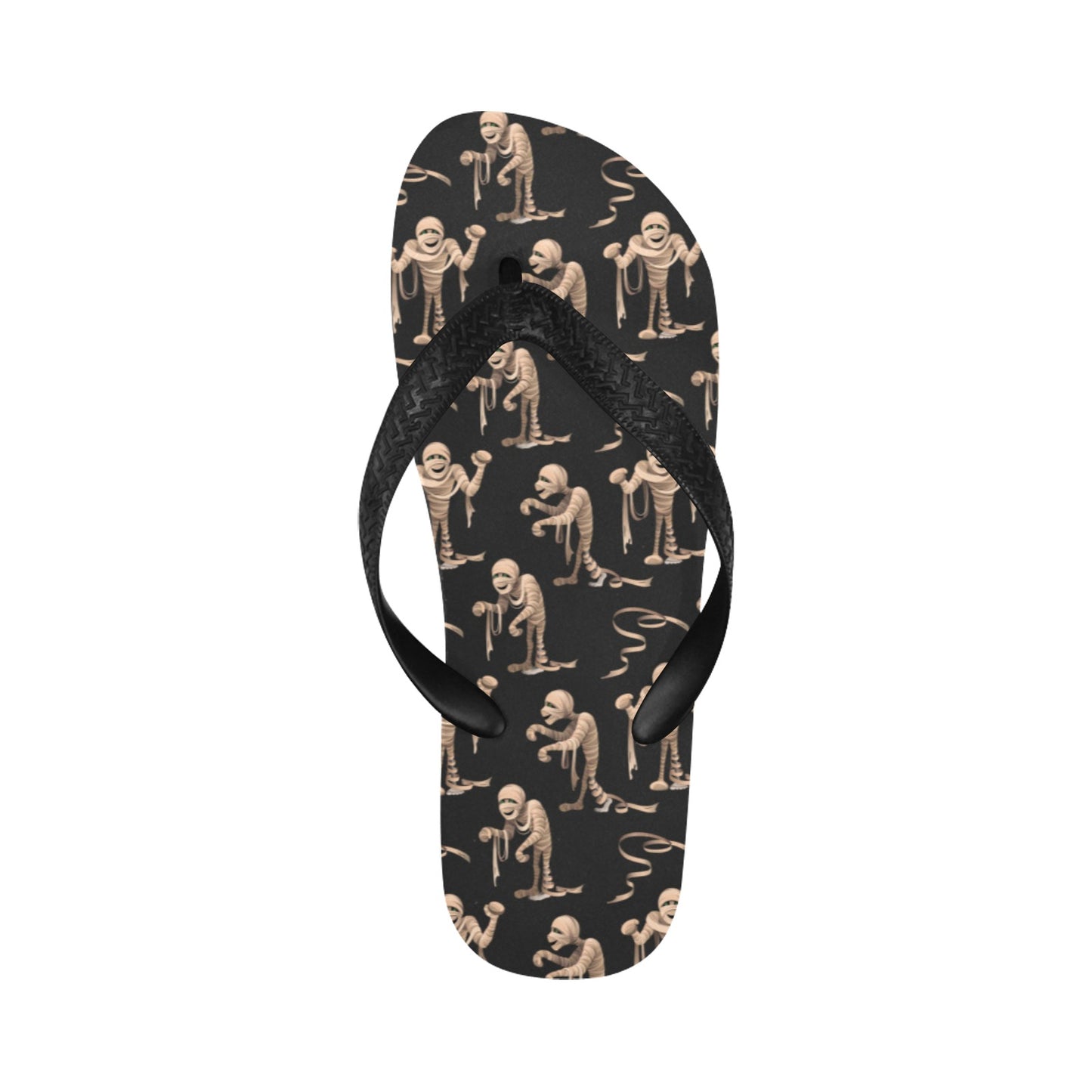 Mummy Print Design LKS302 Flip Flops