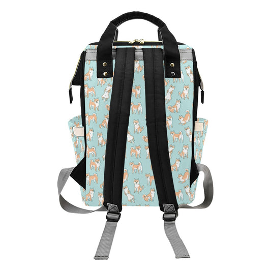 Shiba Inu Print Design LKS304 Diaper Bag Backpack