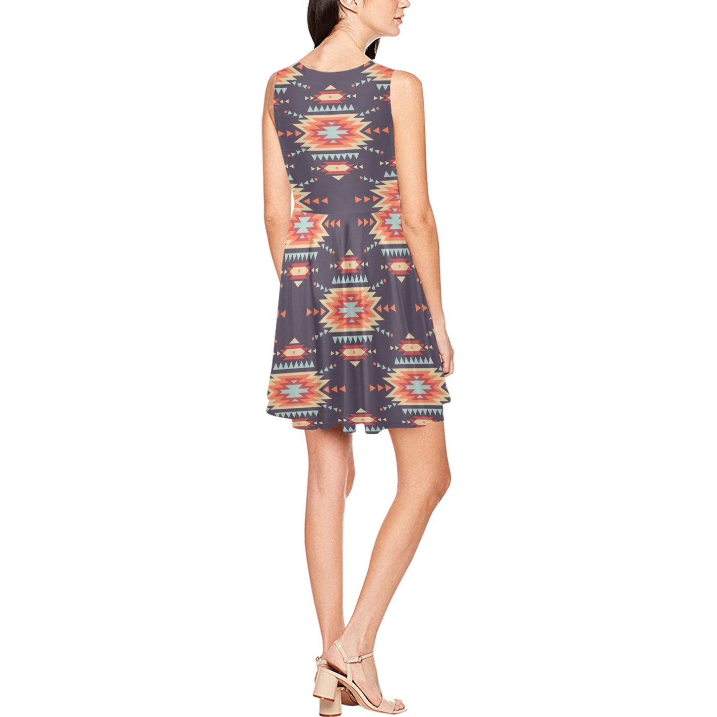 Tribal indians Aztec Sleeveless Dress