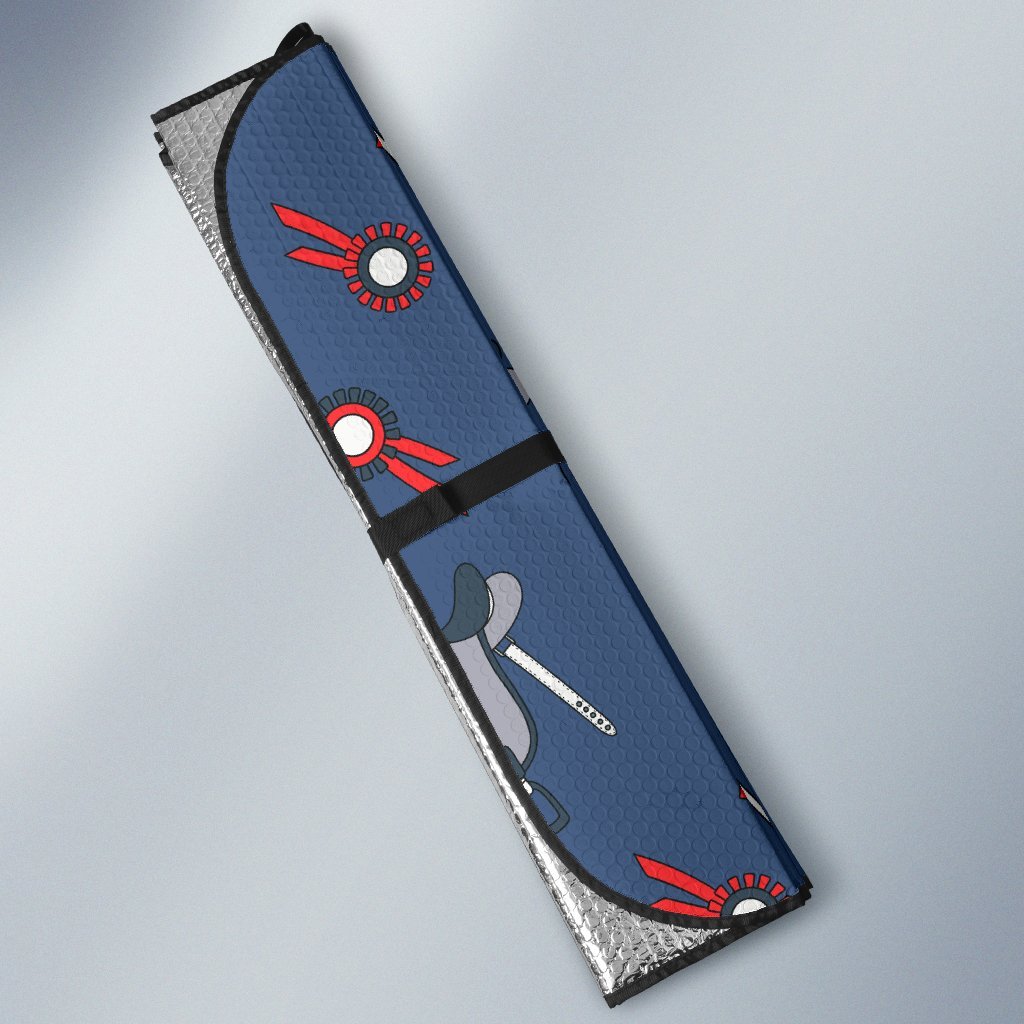 Equestrian Equipment Background Car Sun Shade For Windshield