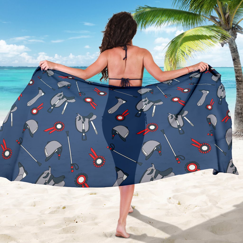 Equestrian Equipment Background Sarong Pareo Wrap