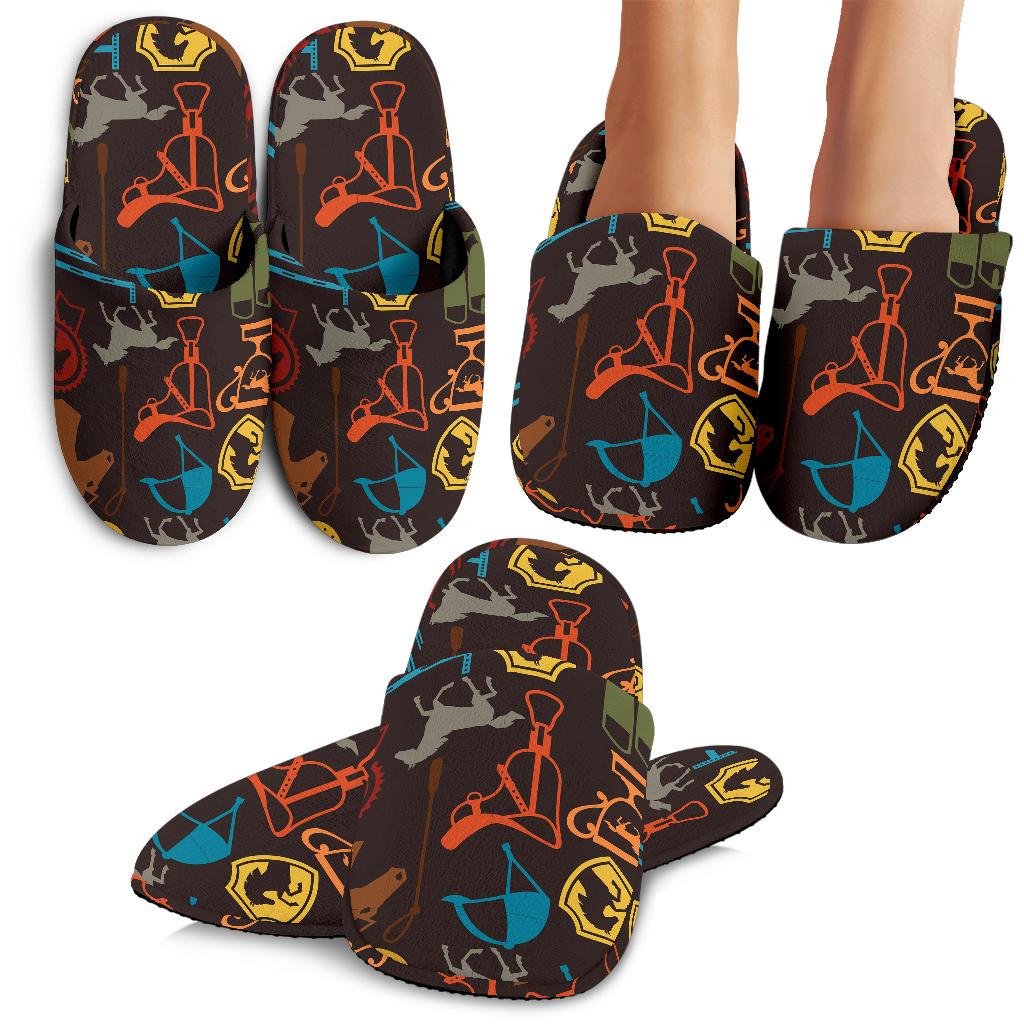 Equestrian Equipment Horse Colorful House Slippers