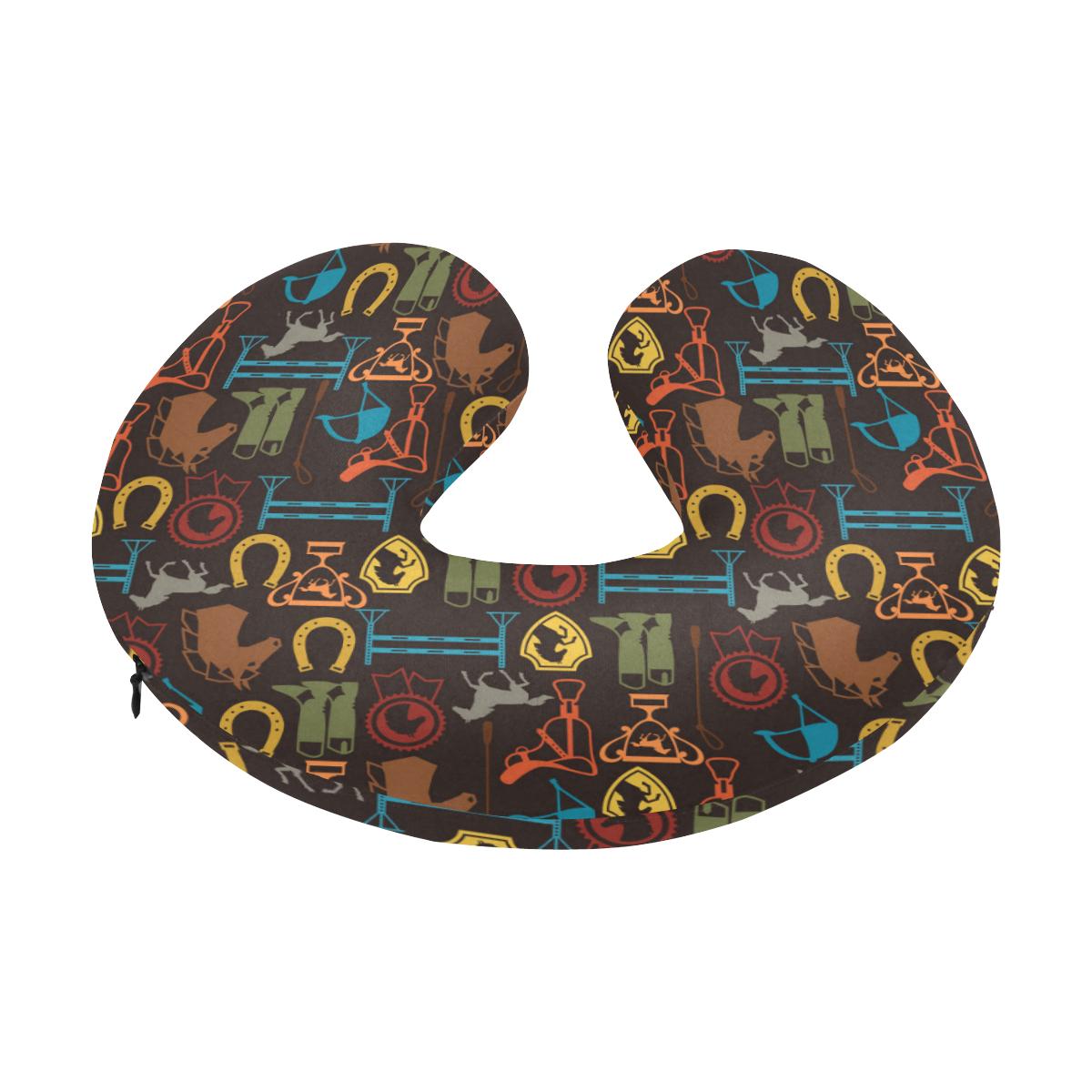 Equestrian Equipment Horse Colorful U-Shaped Travel Neck Pillow-JTAMIGO.COM