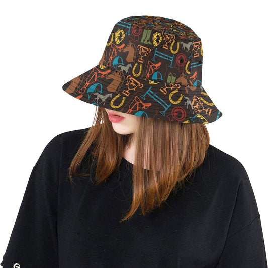 Equestrian Equipment Horse Colorful Unisex Bucket Hat