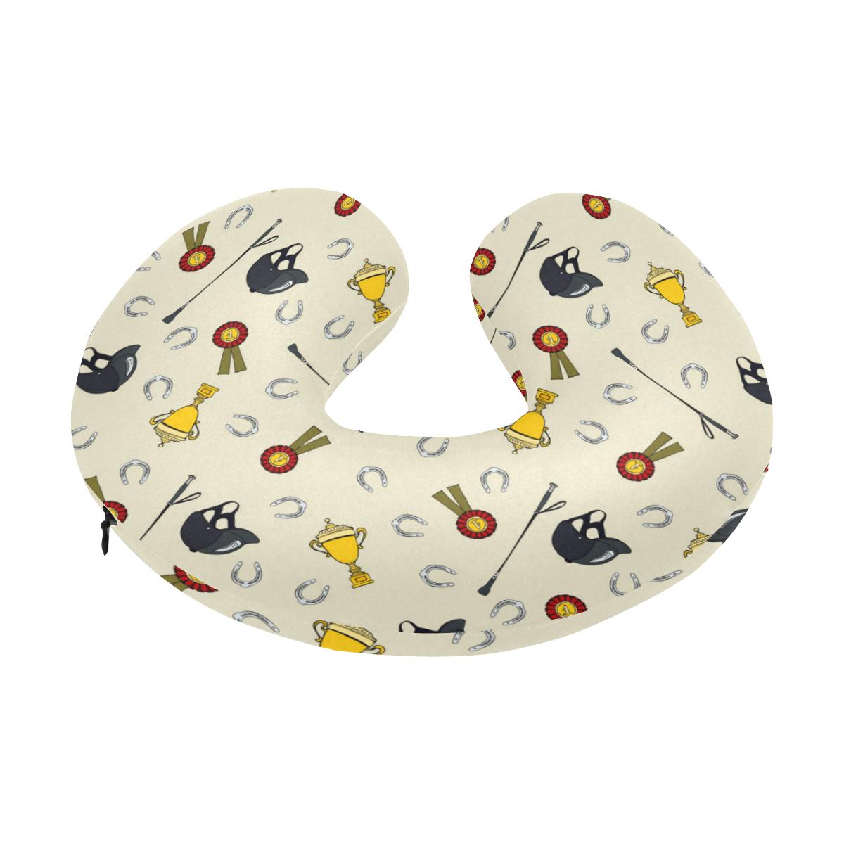 Equestrian Horseshoe Equipment U-Shaped Travel Neck Pillow-JTAMIGO.COM