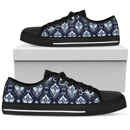 Ethnic OrnaWoment Print Pattern Women Low Top Shoes