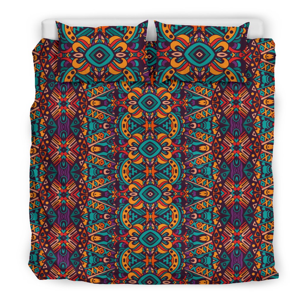 Ethnic Style Print Pattern Duvet Cover Bedding Set
