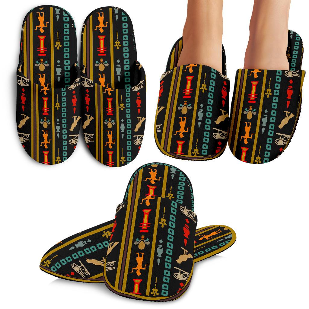 Eye of Horus Egypt Style Pattern House Slippers