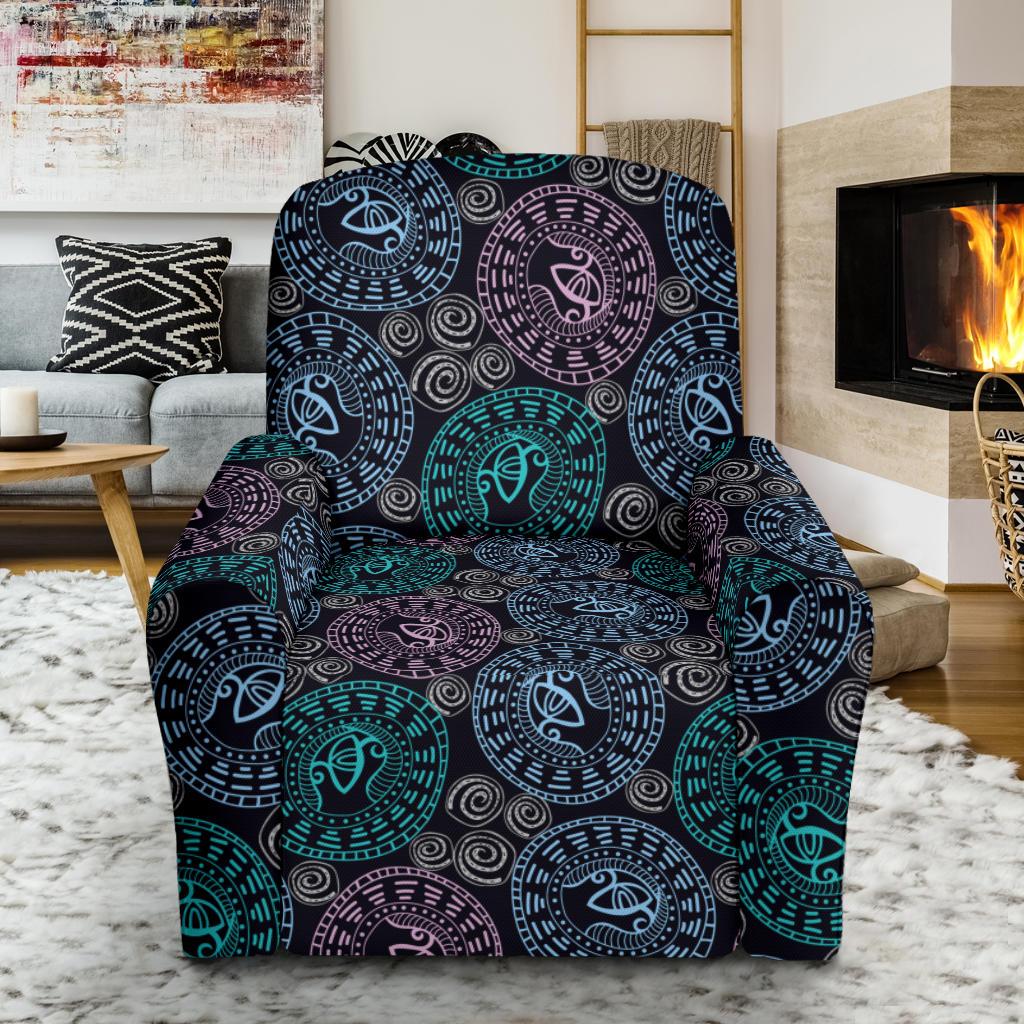 Eye of Horus Ethnic Pattern Single Sofa Slipcover -JTAMIGO.COM