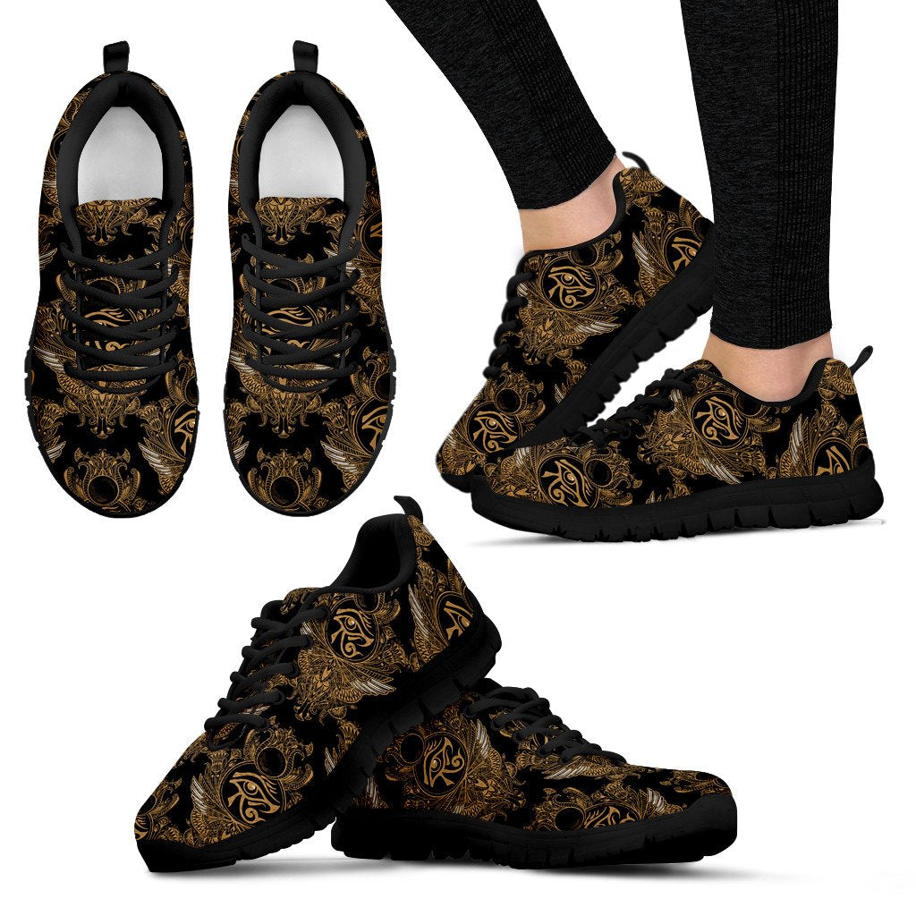 Eye of Horus Mandala Style Women Sneakers Shoes