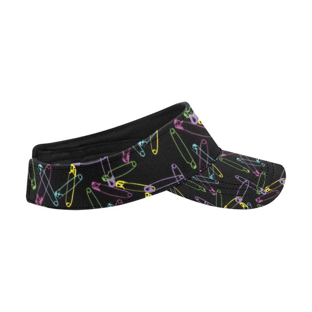 Safety Pin Print Design LKS304 Unisex Sun Visor