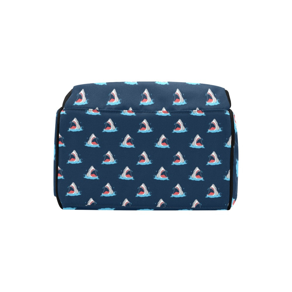 Shark Print Design LKS3010 Diaper Bag Backpack