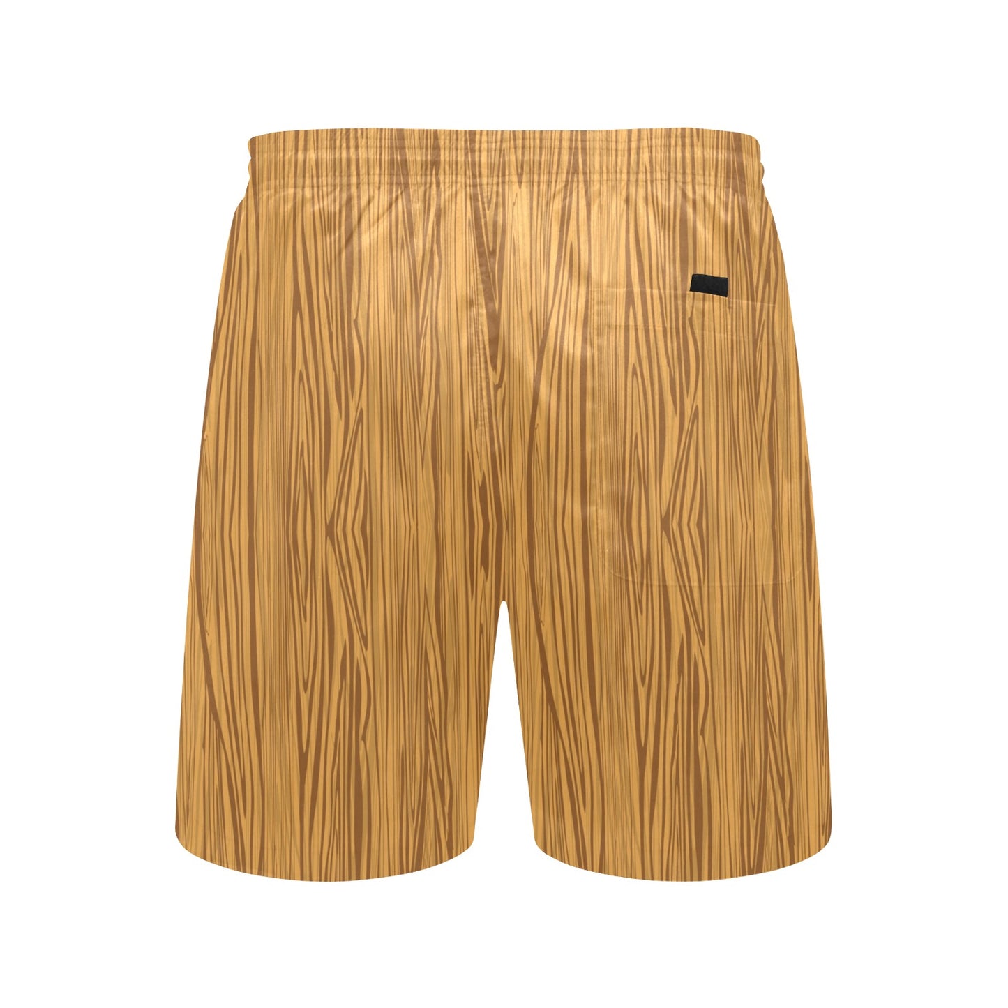 Wood Texture Print Design LKS301 Men's Swim Trunks Beach Shorts