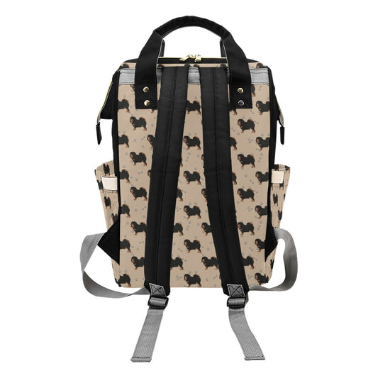 Tibetan Mastiffs Print Design LKS301 Diaper Bag Backpack