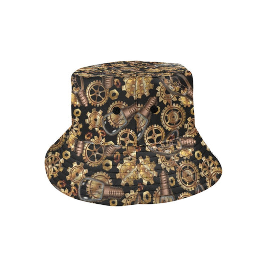 Steampunk Lightbulb Print Design LKS304 Unisex Bucket Hat