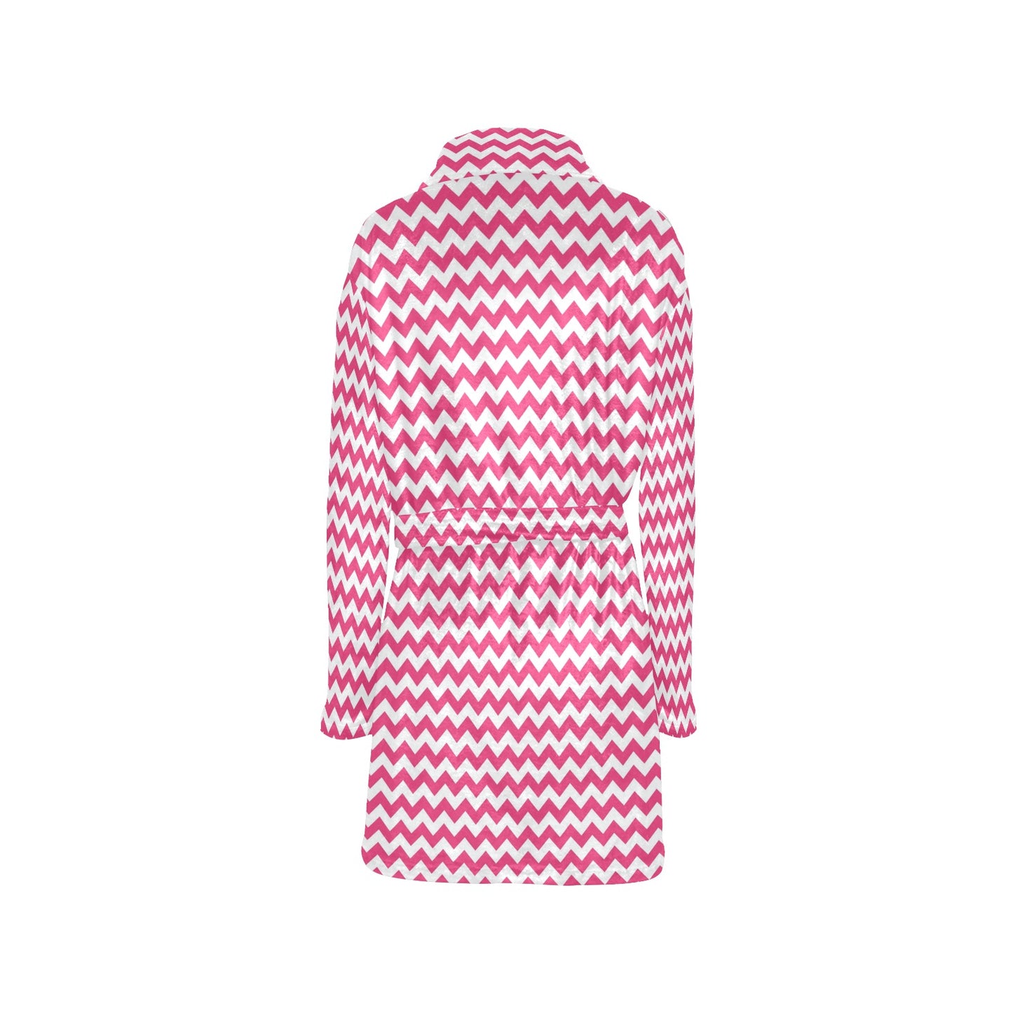Chevron Print Design LKS402 Women's Fleece Robe