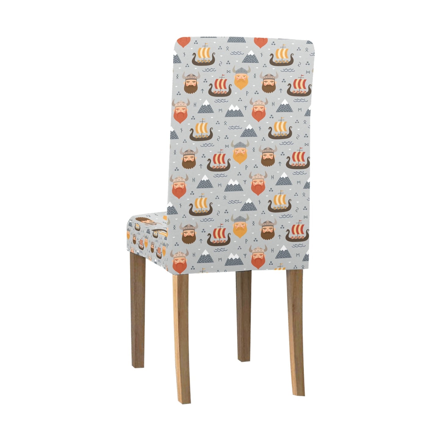 Vikings Print Design LKS307 Dining Chair Slipcover