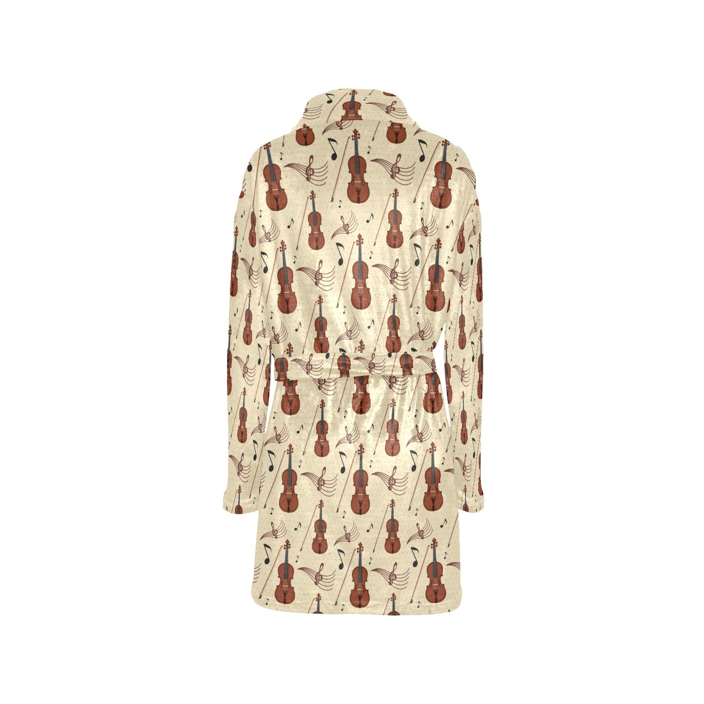 Cello Print Design LKS402 Women's Fleece Robe