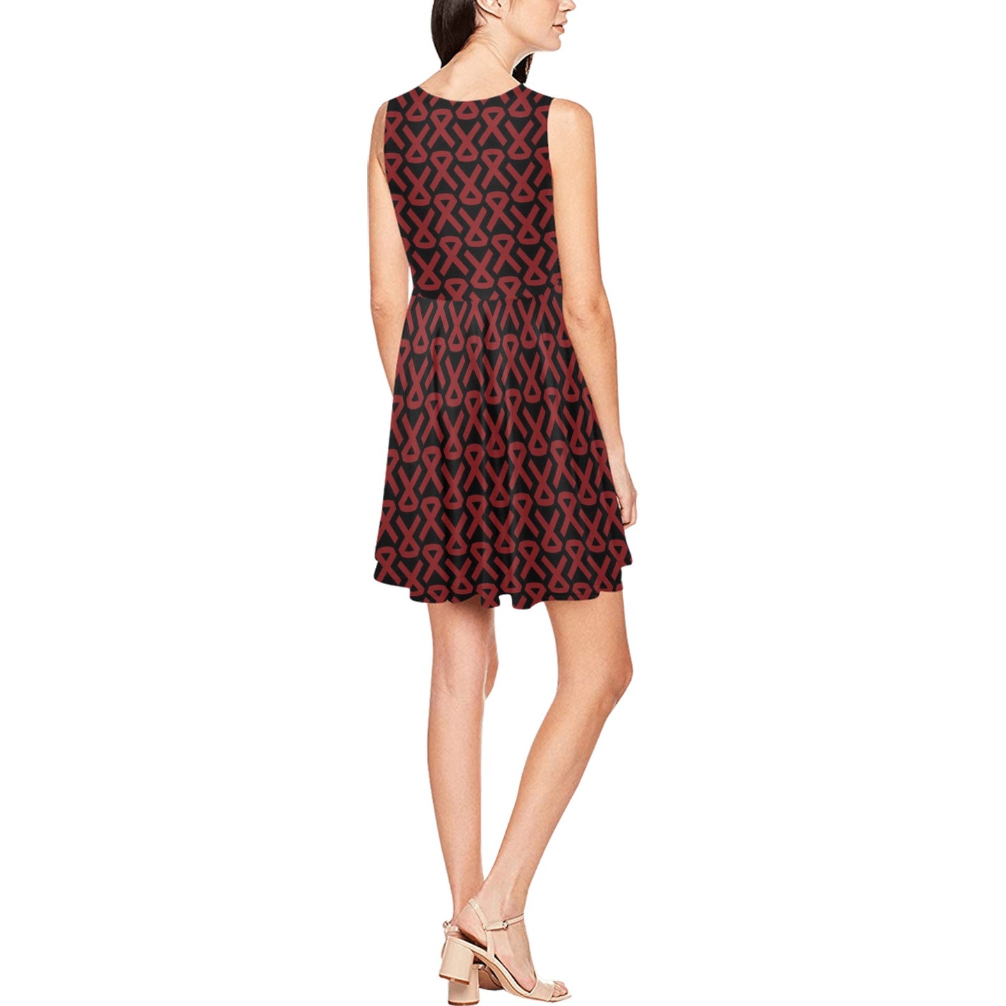 Multiple myeloma Pattern Print Design A01 Sleeveless Dress