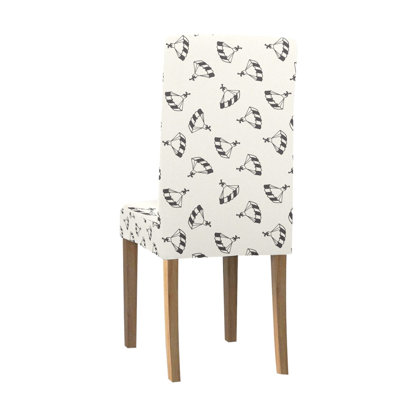Skydiver Print Design LKS301 Dining Chair Slipcover
