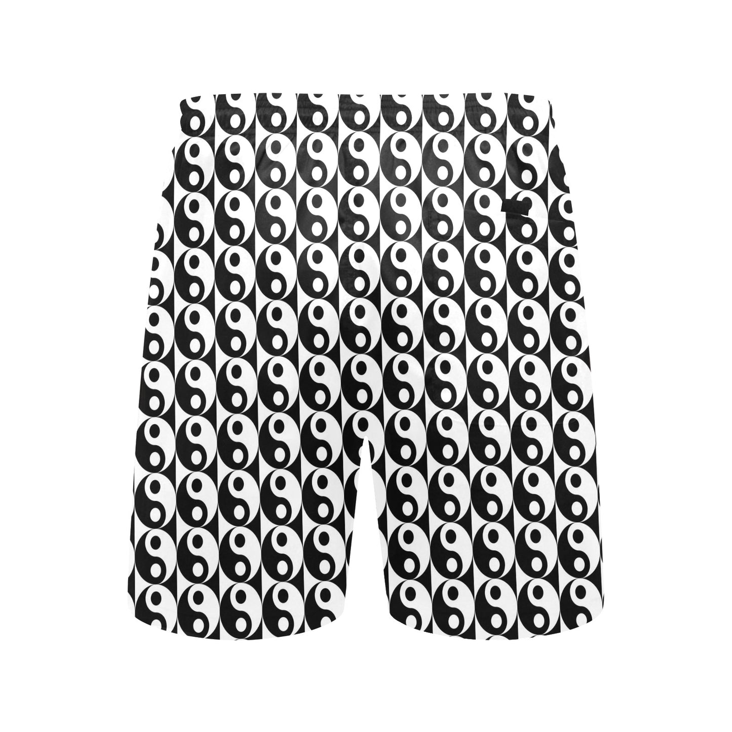 Yin Yang Classic Pattern Design Print Men's Swim Trunks Beach Shorts