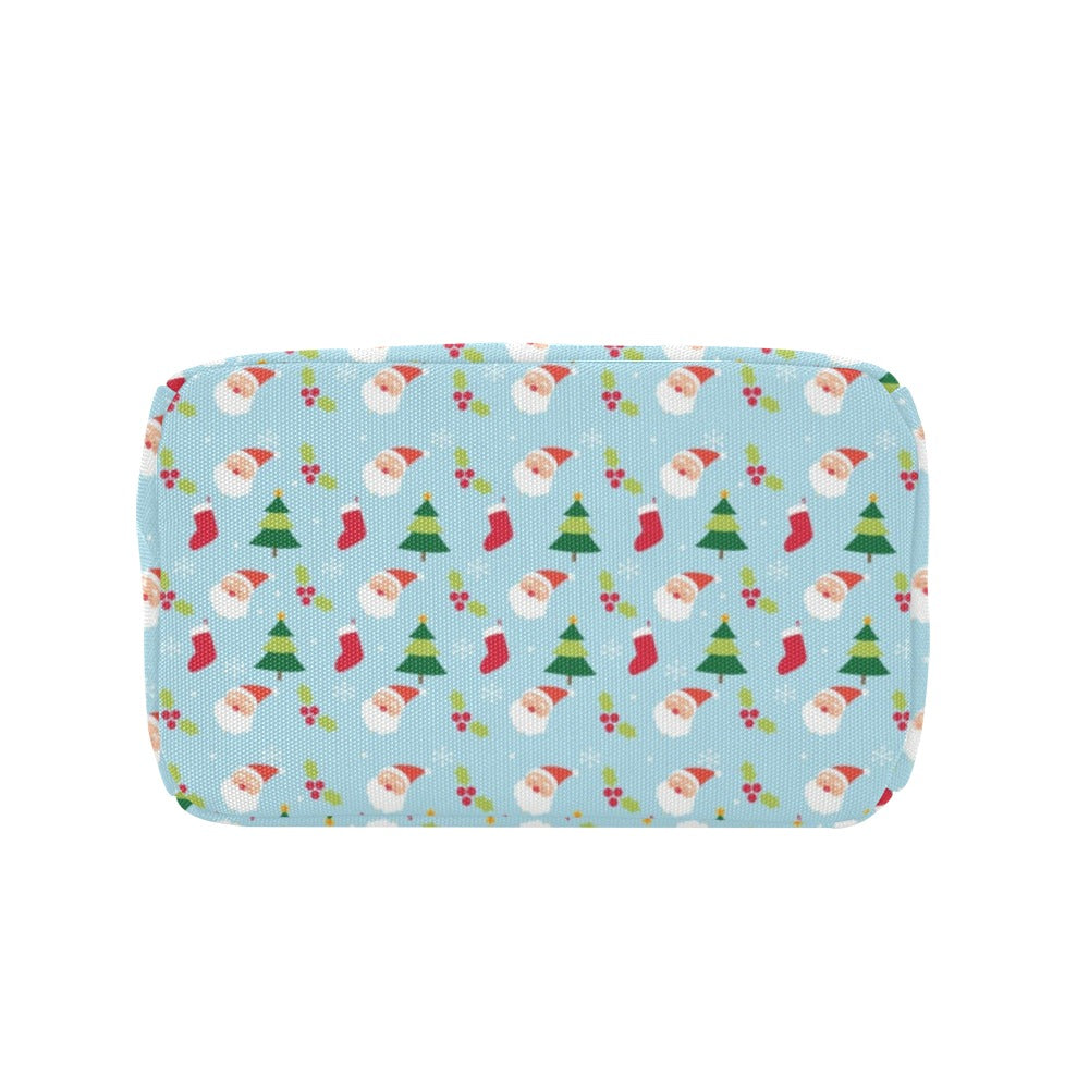 Santa Themed Print Design LKS301 Insulated Lunch Bag