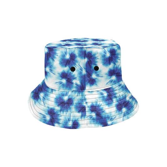 Tie Dye Blue Print Design LKS305 Unisex Bucket Hat