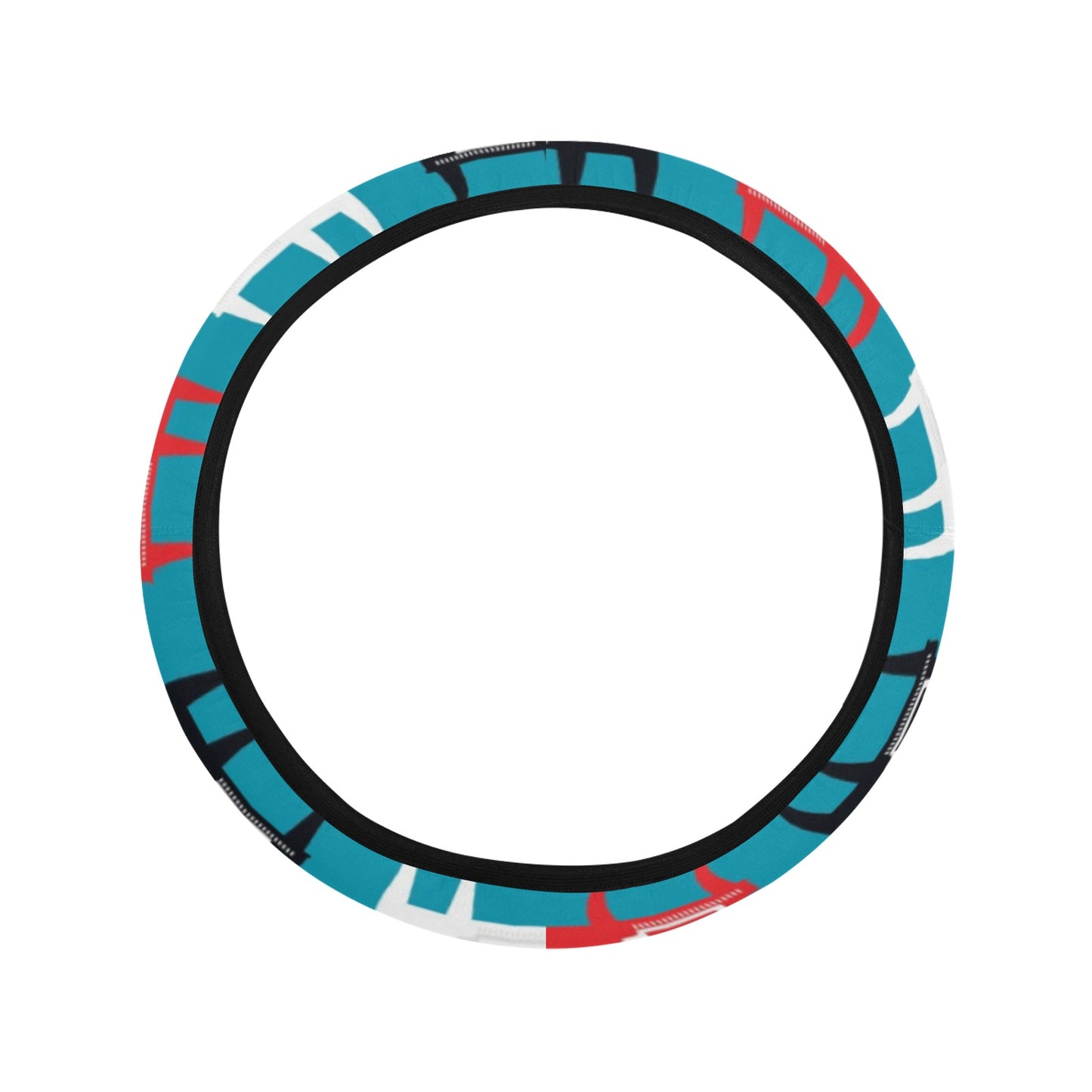 Piano Print Design LKS403 Steering Wheel Cover with Elastic Edge