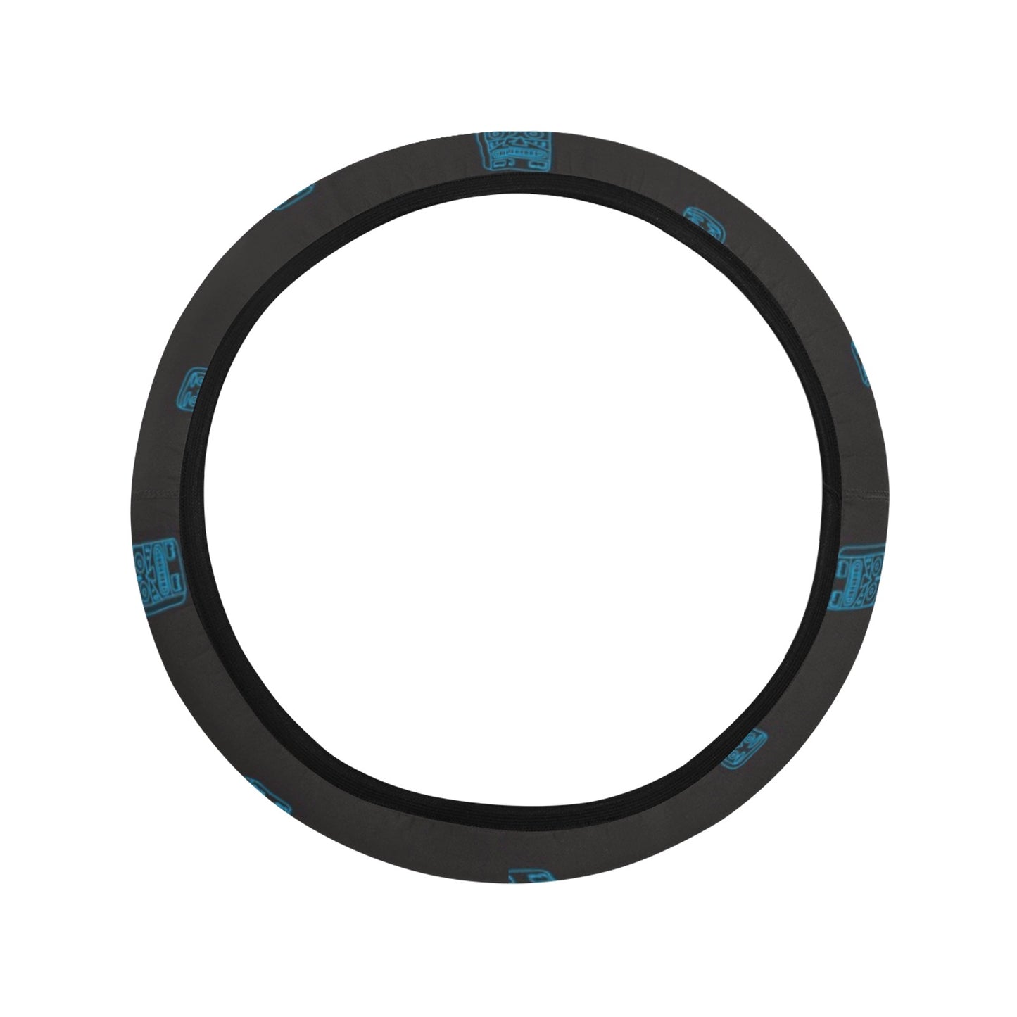 Totem Print Design LKS304 Steering Wheel Cover with Elastic Edge