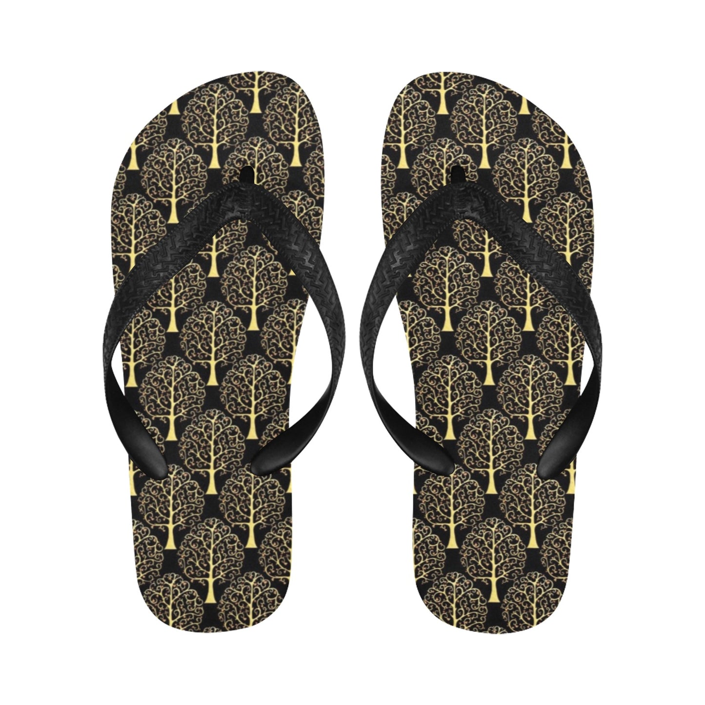 Tree Of Life Print Design LKS302 Flip Flops